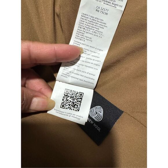 Maxmara weekend pure new wool drown double breasted jacket blazer 14 - Picture 11 of 16